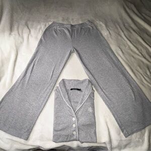 Lauren Ralph Lauren Gray Women's Pajama Set size medium
